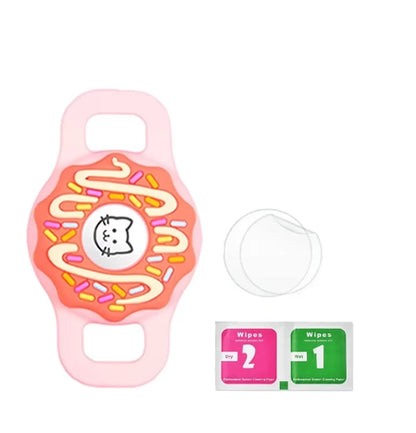 1/2 Inch AirTag Cat and Dog Collar Holder, Anti-Lost Pet Collar Case Compatible with 3/8", 1/2", and 5/8" Collars
