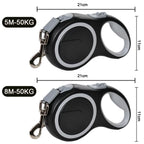Durable Nylon Retractable Leash for Large Dogs - Automatic Extending Walking Lead