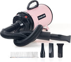 Professional Pet Grooming Dog Dryer with Heater - Pink