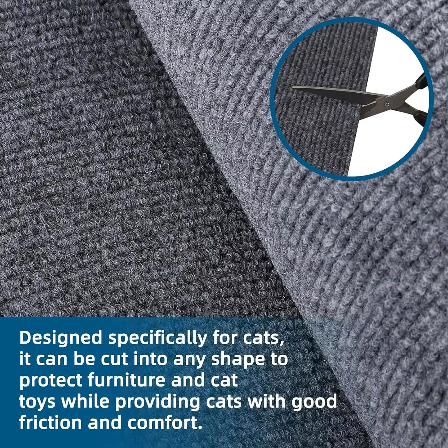Cat Scratch Protection Mat for Sofas - Self-Adhesive Climbing Frame and Scratch Board for Cats