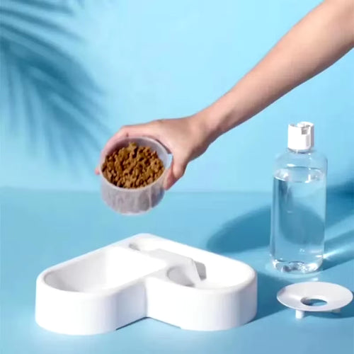 Automatic Love Pet Bowl - Moisture-Proof Dual-Use Drinking & Feeding Solution for Cats and Dogs