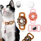 1/2 Inch AirTag Cat and Dog Collar Holder, Anti-Lost Pet Collar Case Compatible with 3/8", 1/2", and 5/8" Collars
