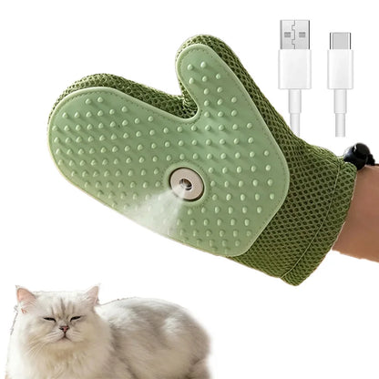 3-in-1 Electric Pet Grooming Brush with Steam, Spray, and Massage Functions for Cats and Dogs