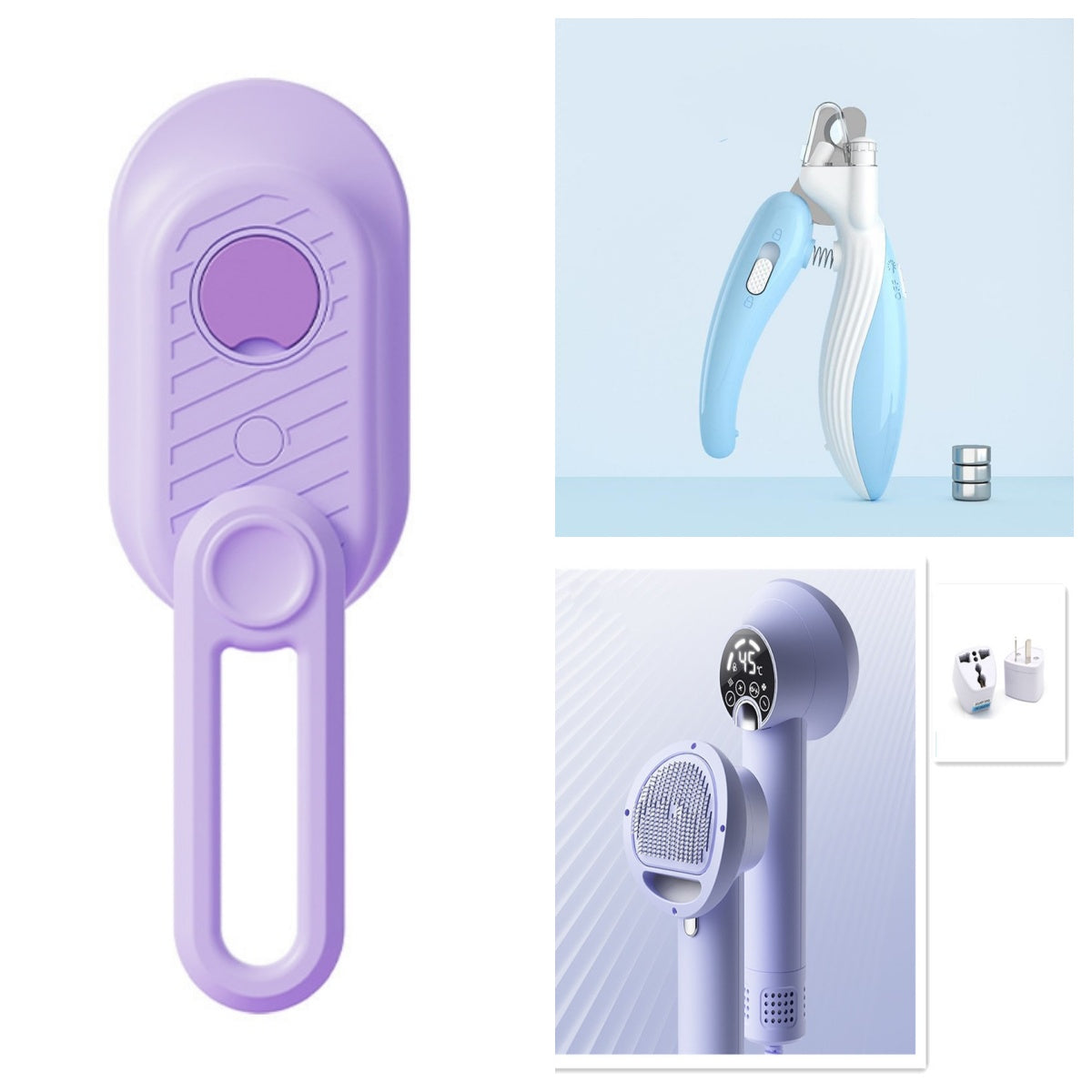 LED Electric Pet Nail Clippers & Grinder - Safe & Easy Dog & Cat Nail Care